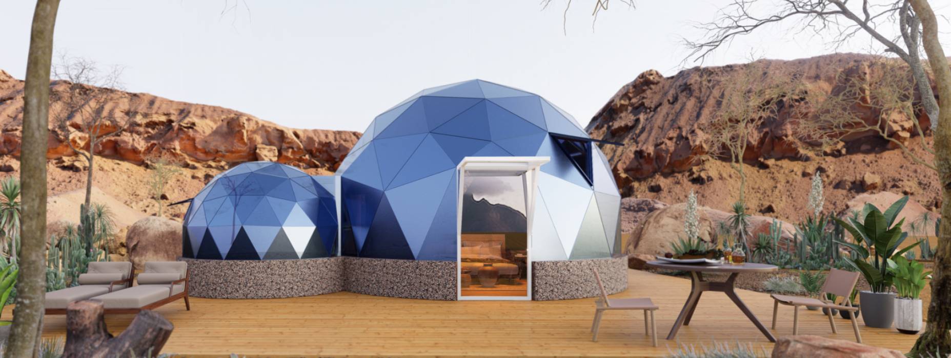 金川区球形智能光伏玻璃星空房